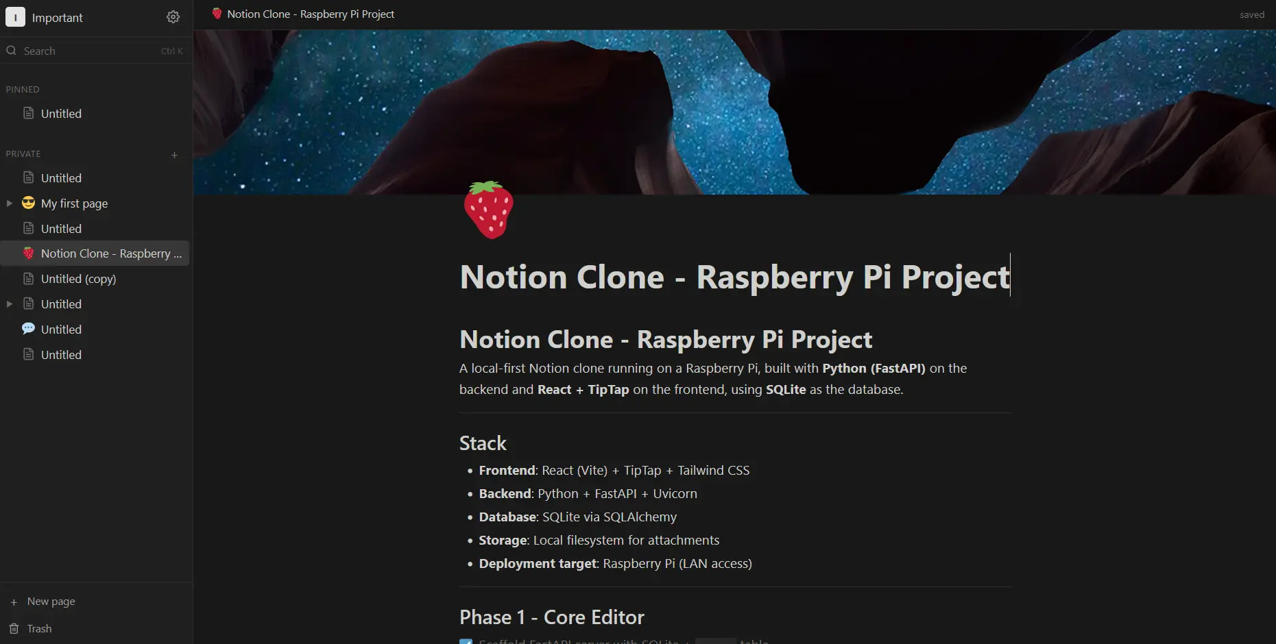 Notion Clone
